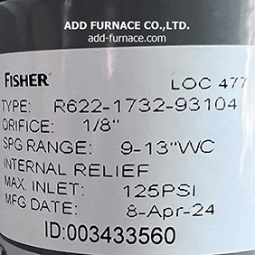 Fisher Loc 477 Type R622-1732-93104